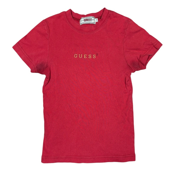 Y2K‎ 2000’s Guess T-shirt Size S Red - Picture 1 of 6